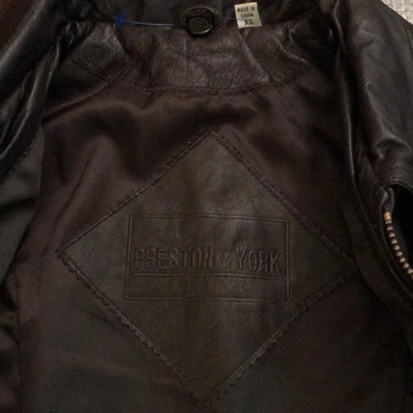 ‼️LAST DAY‼️ VGUC~ Preston & York Leather Jacket - Picture 6 of 8